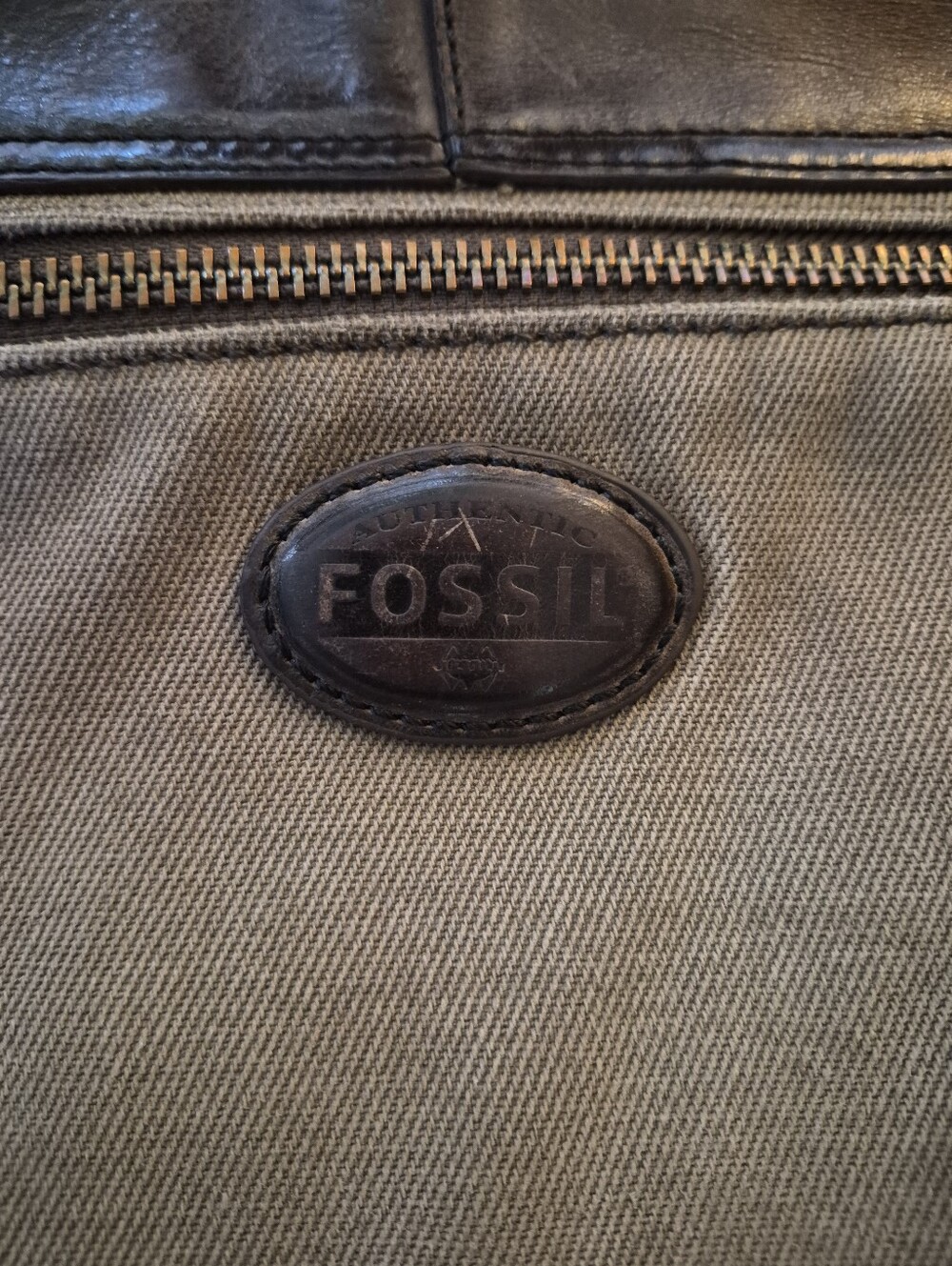 Fossil Rugged Canvas Messenger Bag - Picture 3 of 12